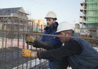 bouwplaats: fundatie