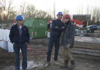 bouwplaats: fundatie