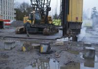 bouwplaats: heiwerk