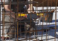 bouwplaats: constructie 7e verdieping, dag 1