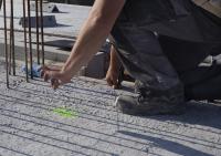 bouwplaats: constructie 7e verdieping, dag 1