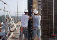 bouwplaats: constructie 7e verdieping, dag 2