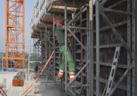 bouwplaats: constructie 7e verdieping, dag 2